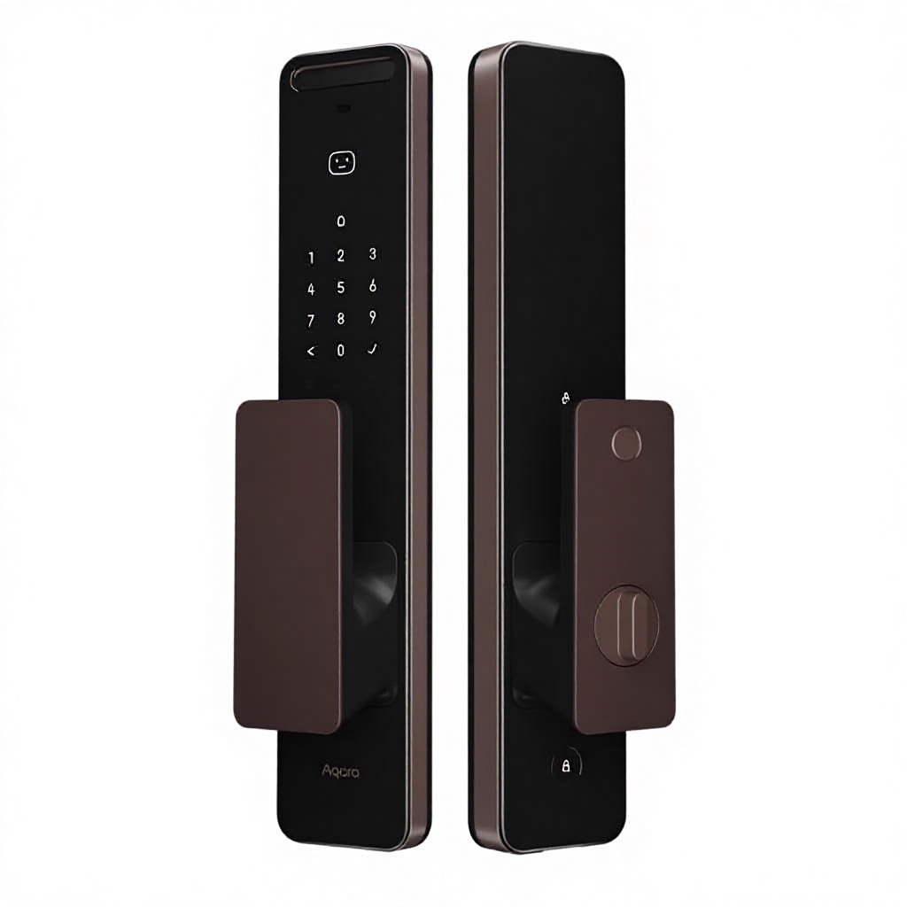 3D Face Recognition Smart Door Lock with Apple Home Key Automatic Deadbolt Bluetooth for Applehome HomeKit Security Lock