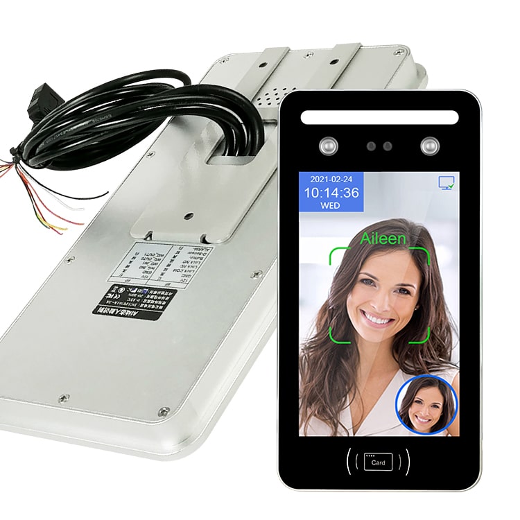 SDK API 8-inch Face Recognition Door Lock Attendance Machine Biometric Access Control Products Wiegand RS485 Factory OEM WIFI