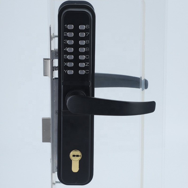 Keyless Digital Combination Push Button Security Door Mechanical Keypad Code Door Lock