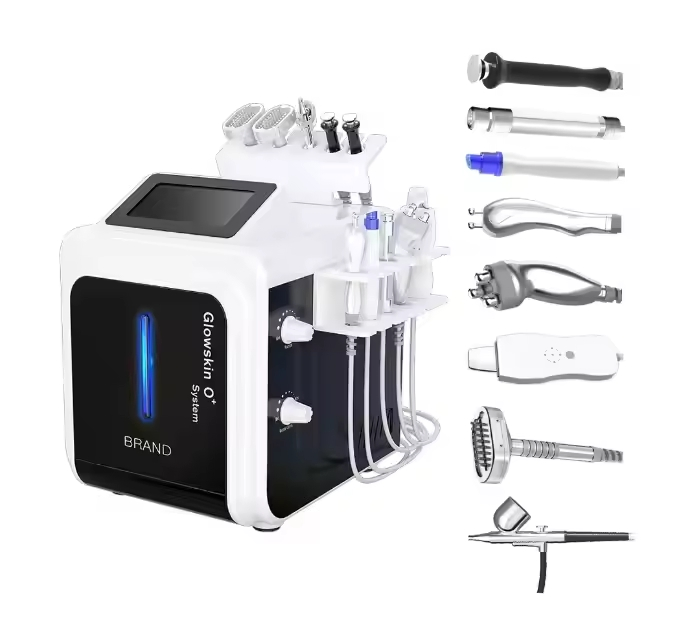 Korean Hydra Dermabrasion Aqua Silk Peel RF Bio Ultrasonic Massage Machine for Skin Care