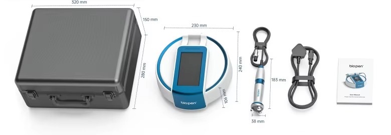 AU-T6 Desktop Microcurrent Face Lift Skin Rejuvenation Bio Pen Device with Deeper Treatment Results
