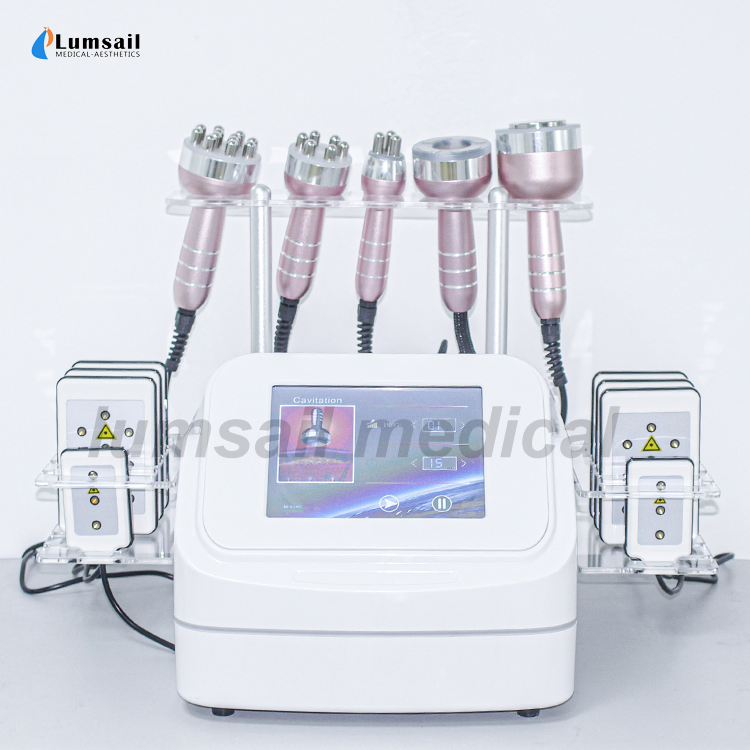 Cavitation 40K Lipolaser Vacuum Therapy Weight Loss RF Body Slimming Vacuum Cavitation System S Shape Machine OEM ODM