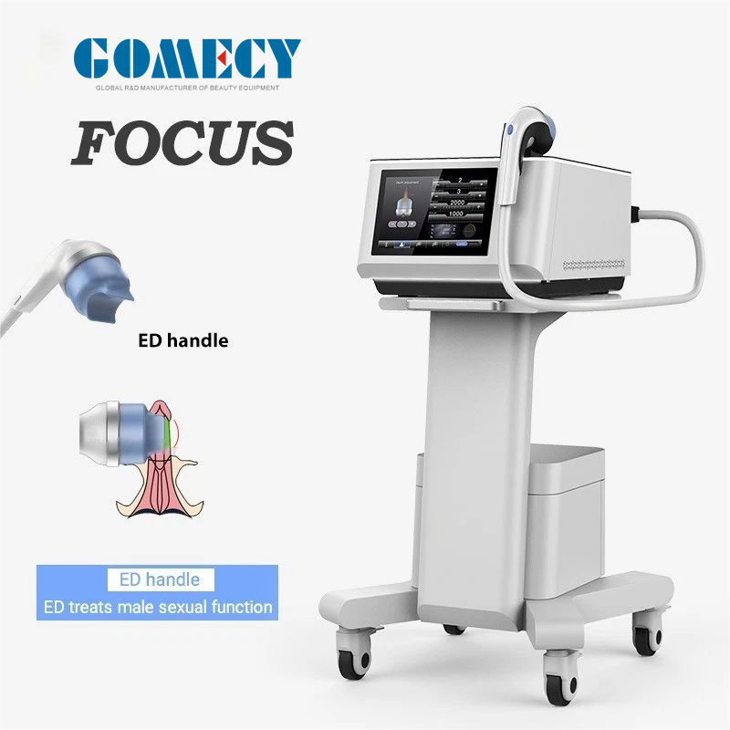 2025 Portable Focused Radial Eswt Erectile Dysfunction Focus Extracorporeal Shockwave Therapy Machine for Physical Therapy