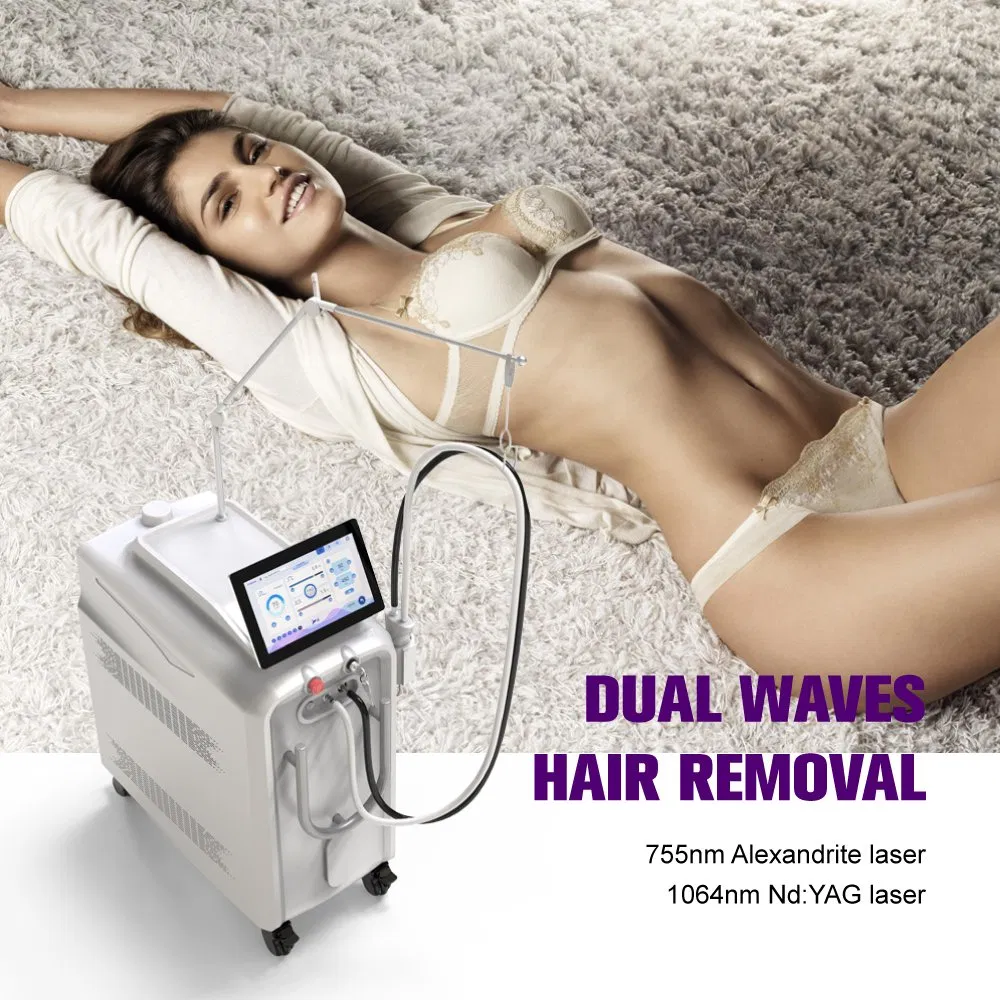 Best Quality China Factory Supply Alexandrite 755nm Alex Laser ND YAG 1064nm Laser Beauty Machine