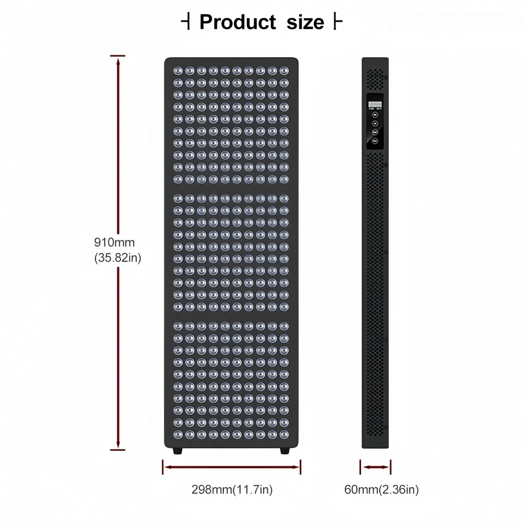 Azure 510K OEM/ODM Salon Sauna Use Beauty Tools Full Body Face Beauty Skin Care Infrared Device PDT Machine LED Red Light Therapy Panel Al1500 011606