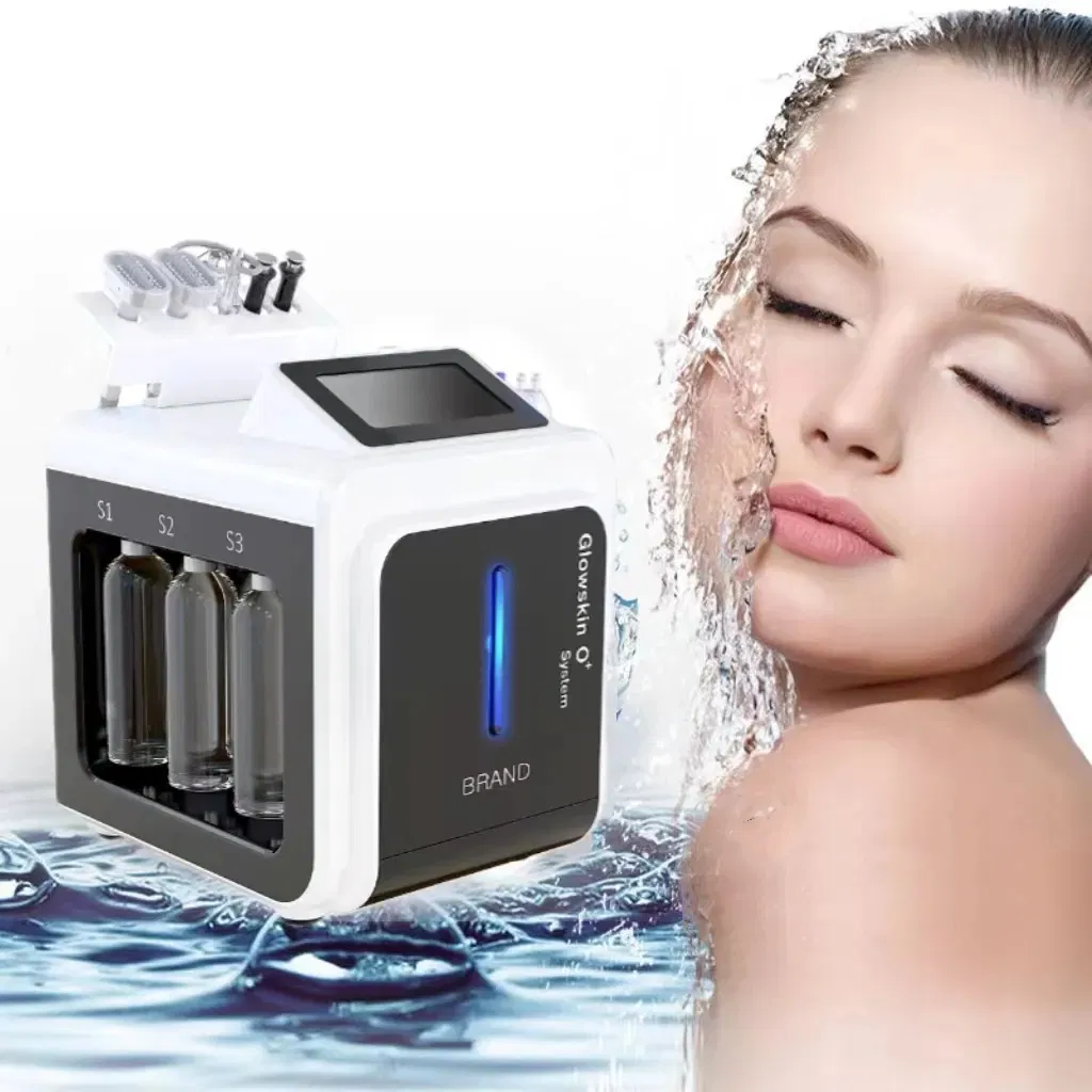 Korean Hydra Dermabrasion Aqua Silk Peel RF Bio Ultrasonic Massage Machine for Skin Care
