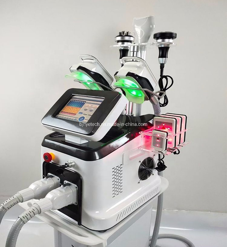 Cryo Body Shape Cryolipolysys 4 Handles 360 Cryolipolysis Fat Cell Body Slimming Machine Cavitation Slimming with CE