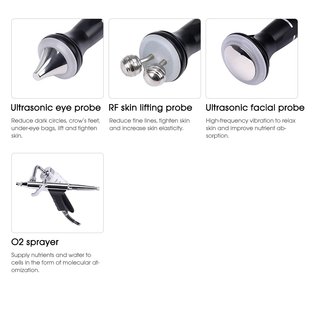 10 in 1 Hydro Water Oxygen Injection Machine H2O2 Cleaning Facial Lifting Machine