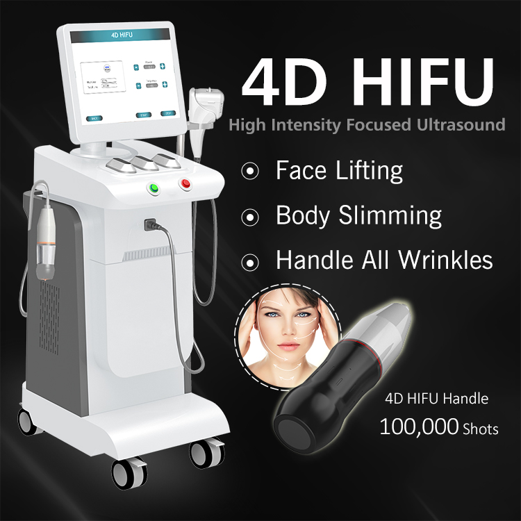 Most Advanced Face Wrinkle Removal Anti-Aging Face Lifting 4D Hifu Beauty Machine