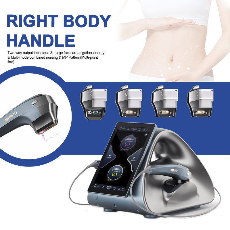 Top-Quality Skincare Hifu Ultrasound Handheld Device Hip Lifting Cellulite Removal Body Sculpting Muscle Shaping SPA Machine