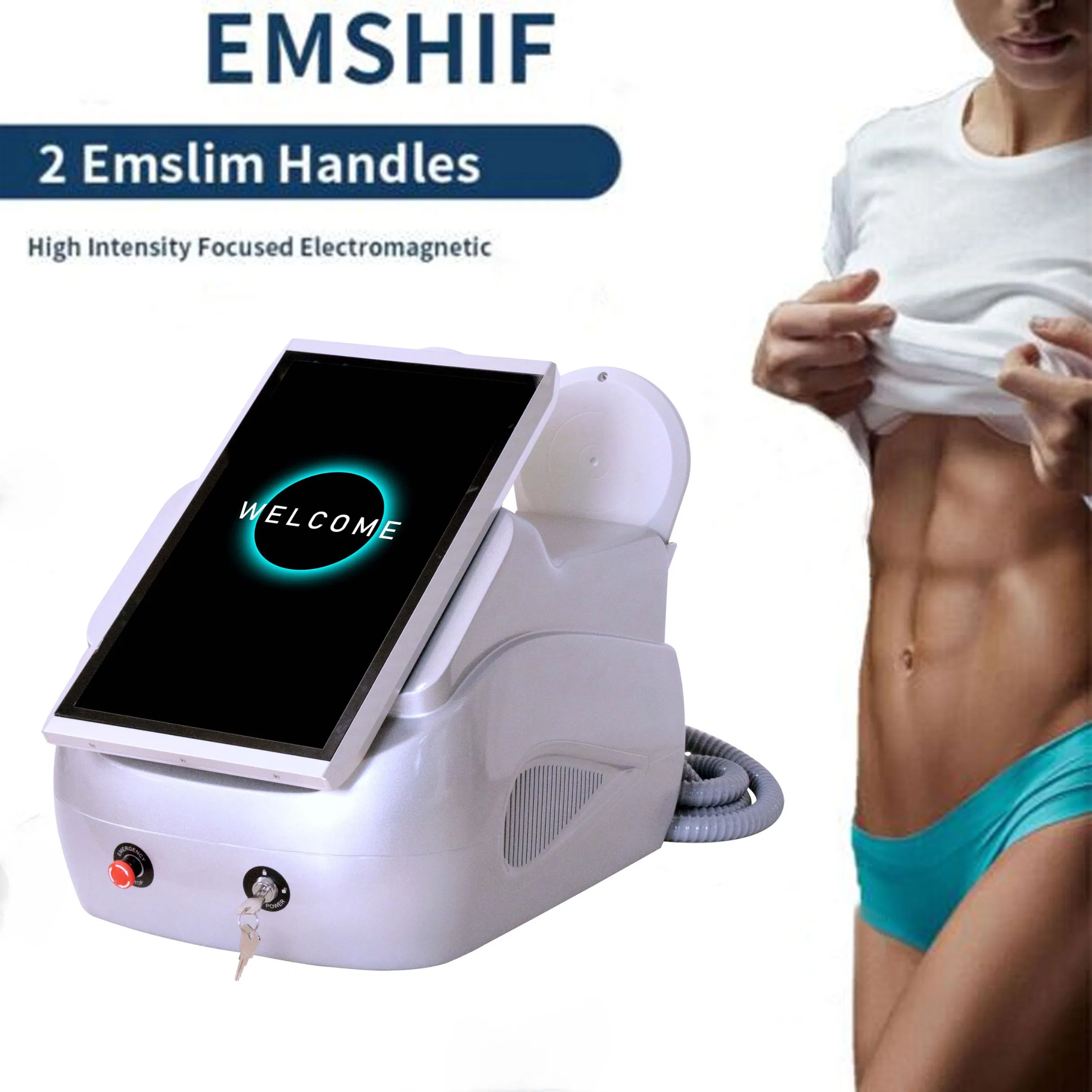Km EMS Muscle Sculptor Stimulator Electromagnetic Body Shaping Slimming System