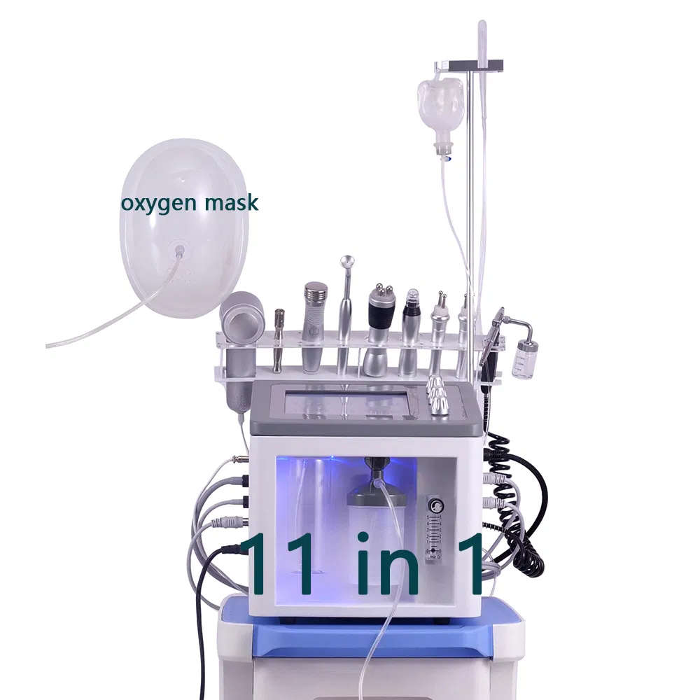 10 in 1 Water Oxygen Small Bubbles Facial Beauty Machine Diamond Dermabrasion Skin Care Device