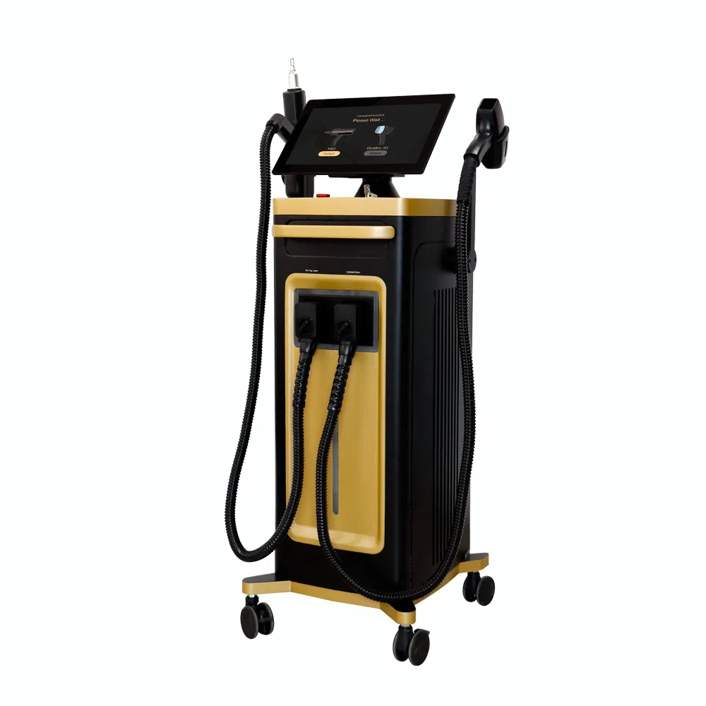 Multifunctional ND YAG Pico Laser Price 2025 New Stationary Ice 755nm 1064nm 808 Nm Diode Laser Hair Removal Machine