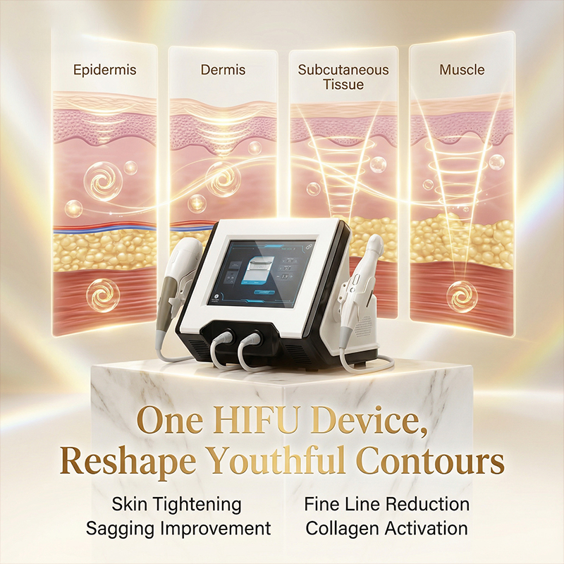 Hifu Machine for Face Lifting Wrinkle Removal Anti-Aging System