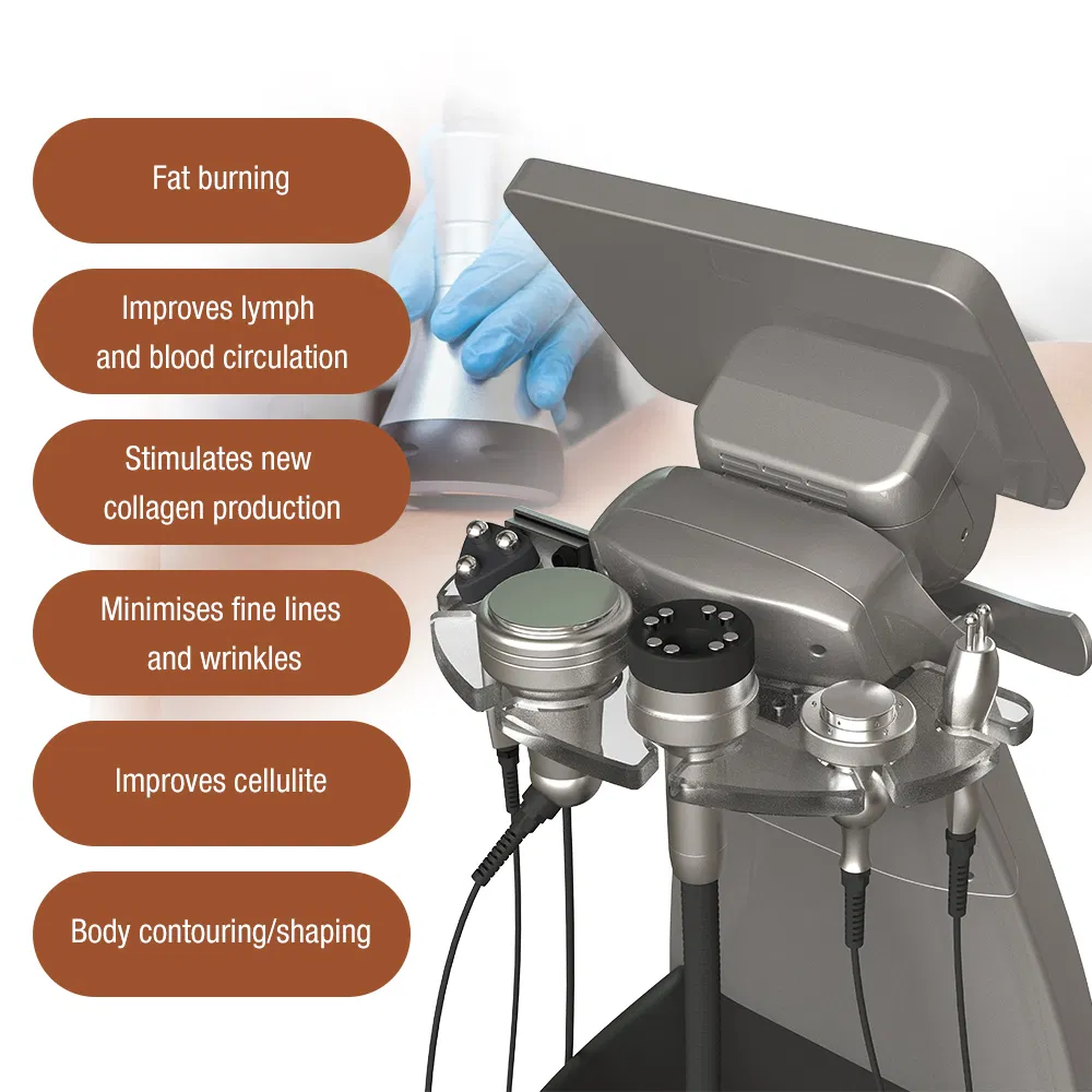 5 in 1 Body Shaping Cavitations Machine 40kHz Slim Fat Cavitations Machine S Shape Body Sculpting Machine