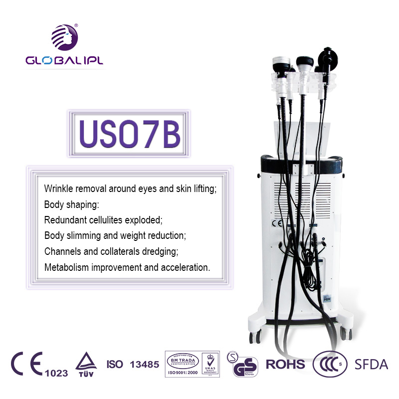 8 in 1 Slimming Machine Vacuum Cavitation+RF+Lipo Laser+Ultrasonic Weight Loss Slimming Machine