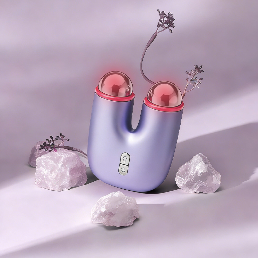 New Beauty Device Face Lift up Skin Tighten Firming Heated Microcurrent Mini Facial Skin Toning Device