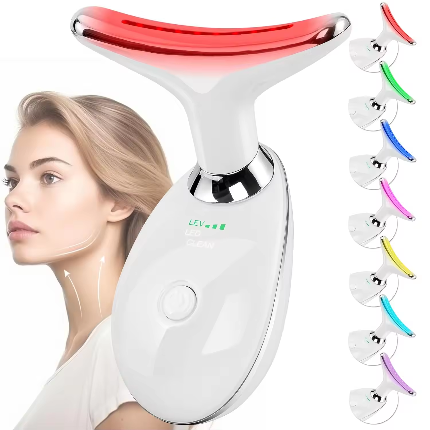 7 Color Mini Face Massager Anti-Aging Wrinkle Remove Face Neck Lifting Massager Therapy Microcurrent Face Lifting Machine