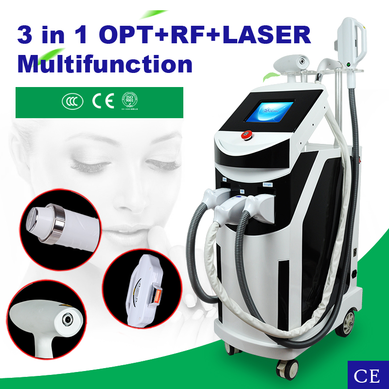 Hot Popular Opt Elight IPL ND YAG Laser RF 3 In1 Beauty Machine