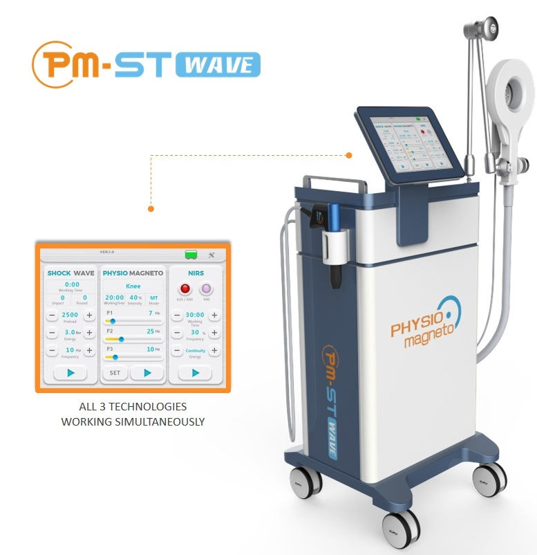 Professional Magnetic Magnetoterapia Shock Wave Red Light Magneto Therapy ED Joint Pain Relief Bone Magnetotherapy Shockwave Infrared Physiotherapy Machine