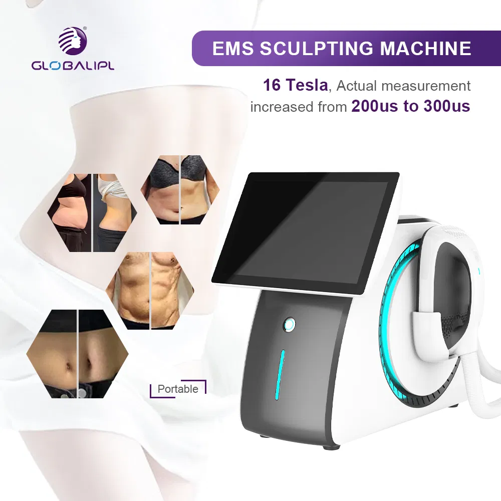 Portable EMS Muscle Stimulator with RF for Body Sculpting &amp; Weight Loss