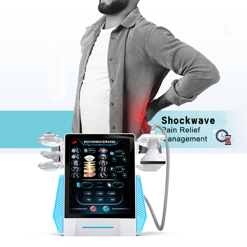 Focused Shockwave Therapy Machine Piezo Focal Shock Wave for Physiotherapy Knee Ankle Pain Management