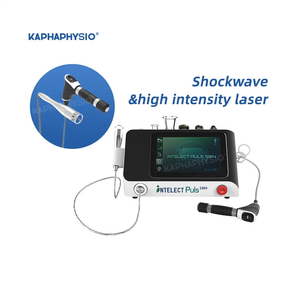 Hot Selling 10 Bar High Intensity Shock Wave Combo Class 4 Laser Therapy for Physiotherapy and Rehabilitation Machine