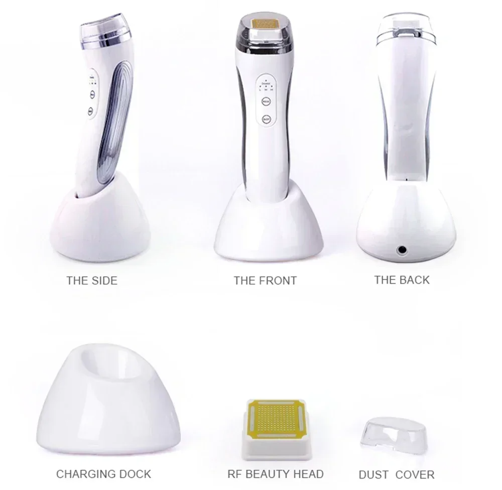 Portable R F Microcurrent Face Lifting Massager for Skin Firming, Tightening and Anti-Aging Facial Treatment Device