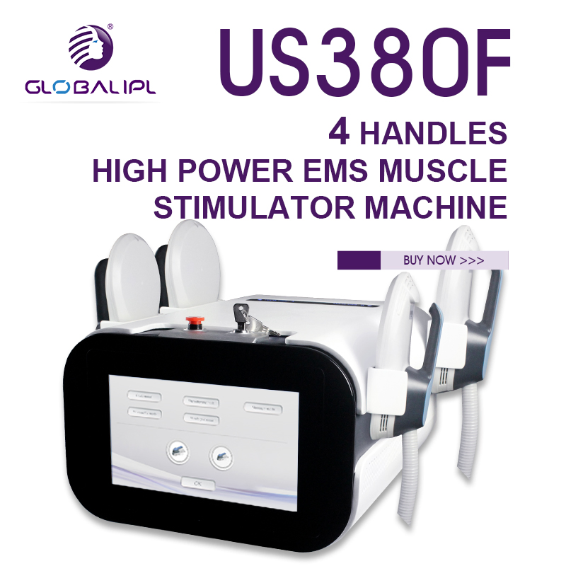 Portable EMS Muscle Stimulator Sculpt 4 Handles Stimulator Electromagnetic Buttocks