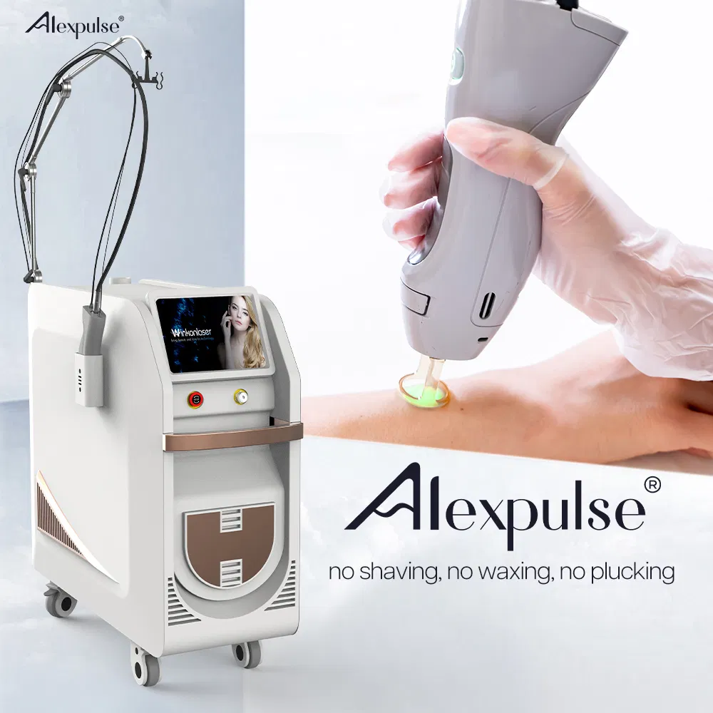 5000W EL200b Long Pulse ND: YAG &amp; Alexandrite Laser Machine 1064nm 755nm for Hair Removal &amp; Skin Rejuvenation (CE)