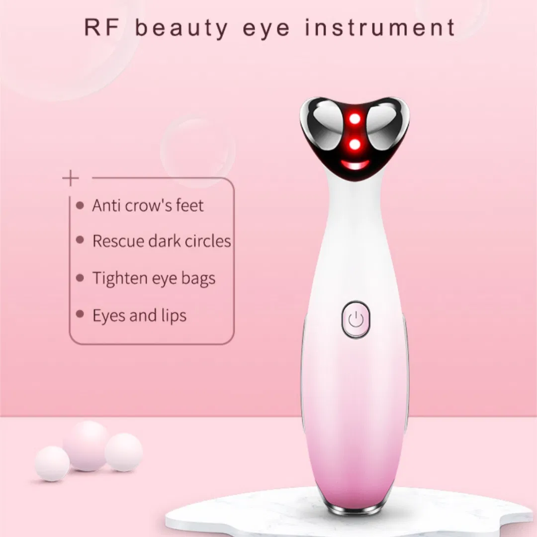 New Design Make up Tool Product Face Lifting Tightening Eye Bag LED Light Therapy Lacrimal Sulcus Removal EMS RF Massager Skin Care Beauty Device