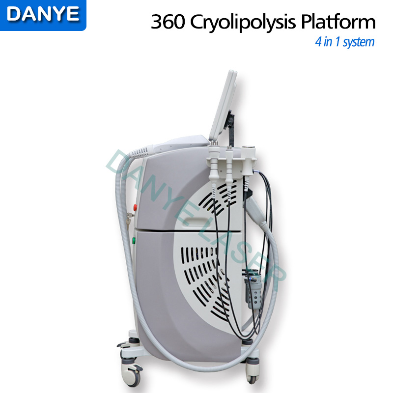 360 Cryolipolysis RF Ultrasonic Cavitation Body Slimming Face Skin Tightening Machine