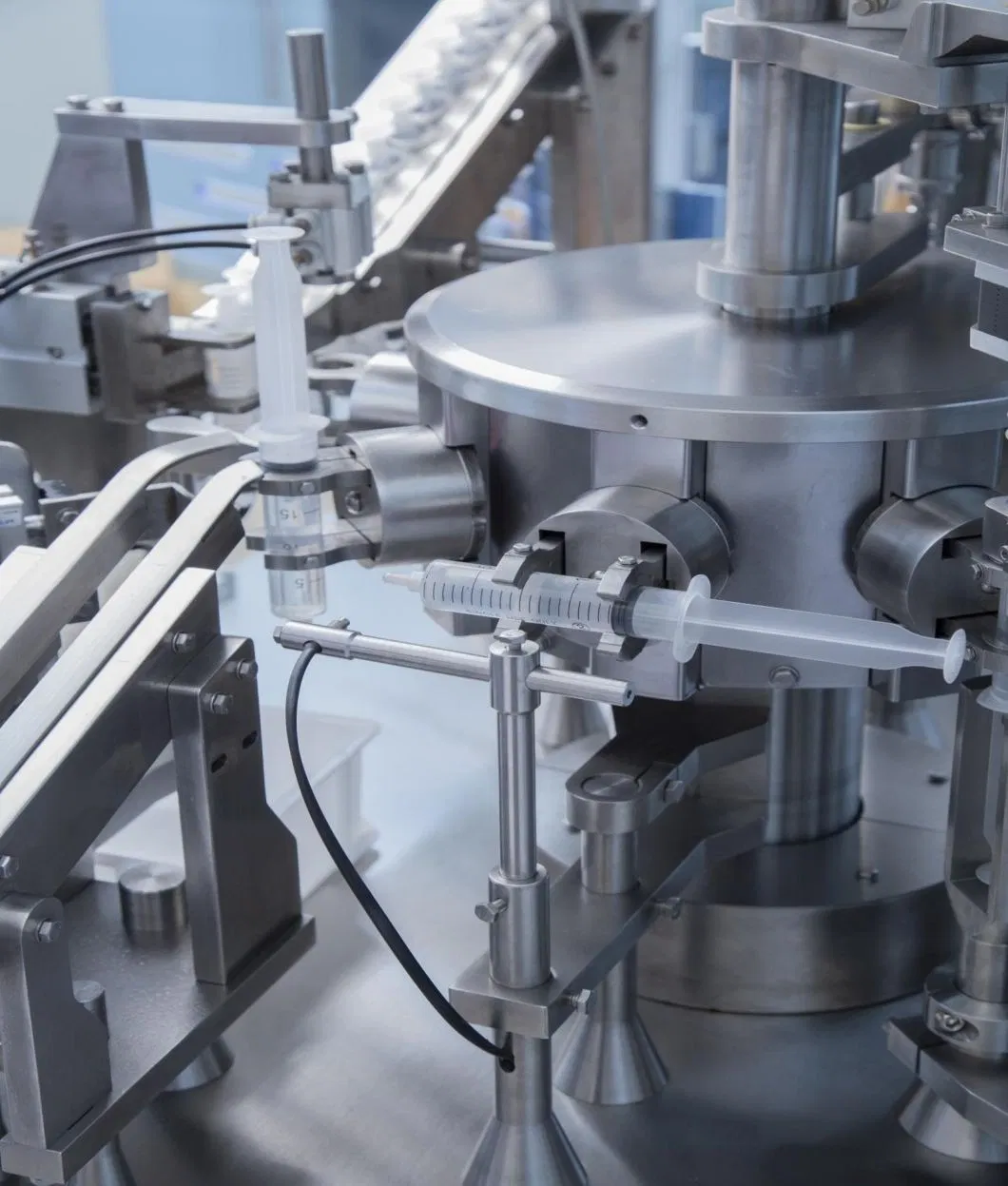 Automatic Plastic Syringe Filling Machine Desktop Gel Hyaluronic Acid Hydrafacial Hyaluronic Acid Syringe Filling Machine