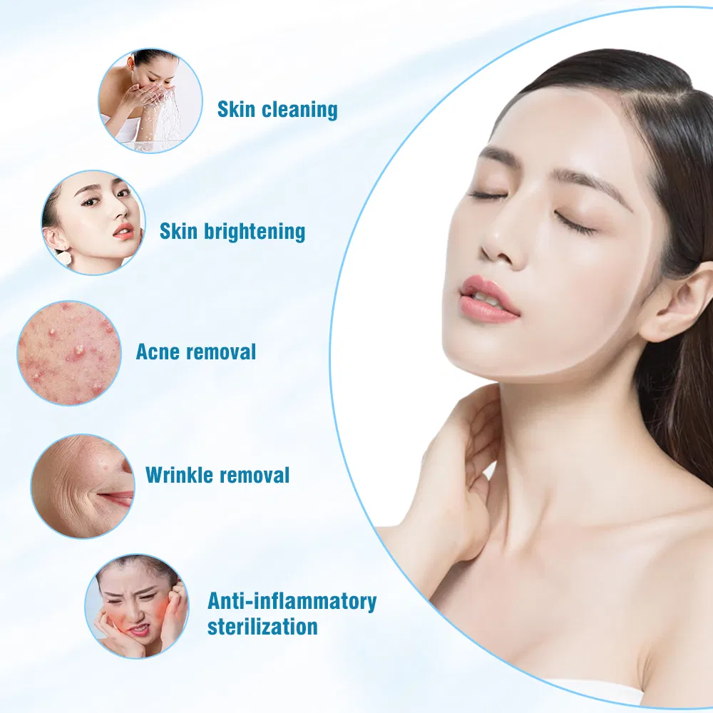 2022 Professional 8 in 1 Facial Oxygen Hydrodermabrasion Skin Deep Cleaning Vertical Microdermabrasion Machine