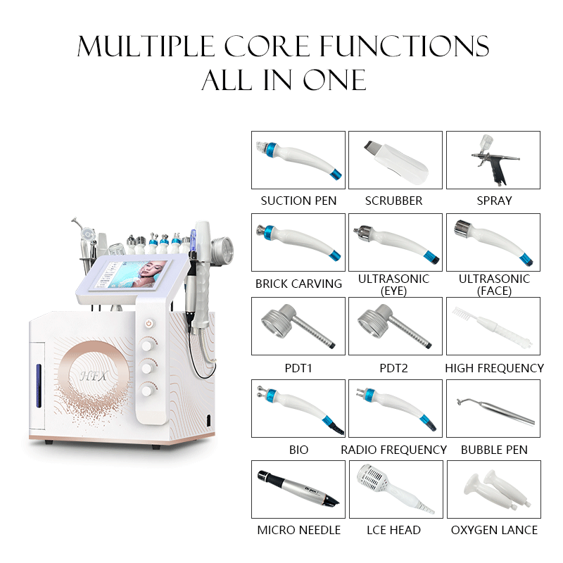 New Arrival 14 in 1 Multi Functional Hydrodermabrasion Facial Machine for Skin Care