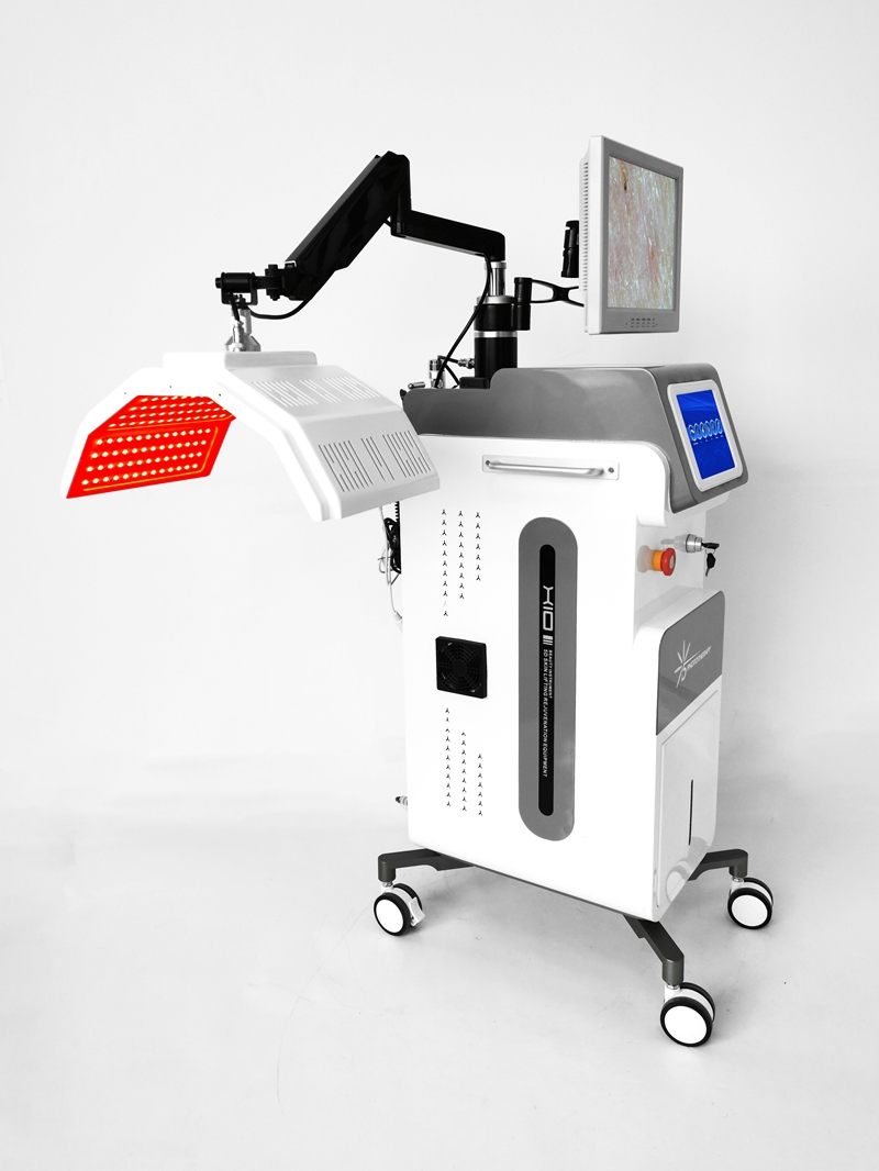 10 in 1 Multifunctional Acne Treatment Facial Device LED PDT Light Therapy Machine Mestherapy RF Skin Analyzer