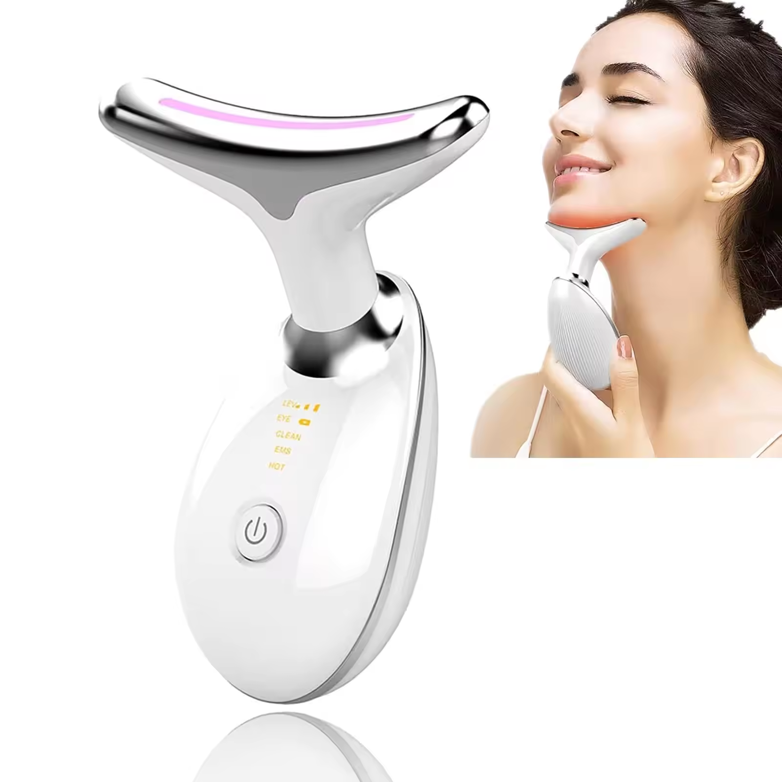 7 Color Mini Face Massager Anti-Aging Wrinkle Remove Face Neck Lifting Massager Therapy Microcurrent Face Lifting Machine