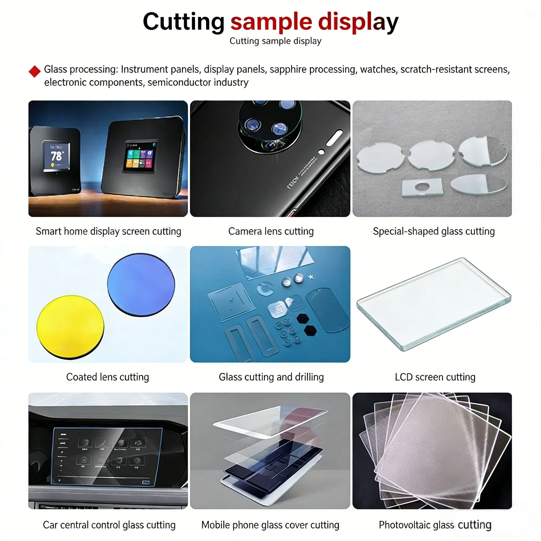 Ultra-Precise Picosecond China Laser Cutting Machine for for Semiconductor 3c Glass