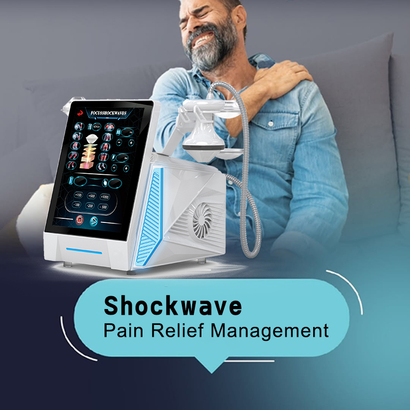 Focused Shockwave Therapy Machine Piezo Focal Shock Wave for Physiotherapy Knee Ankle Pain Management