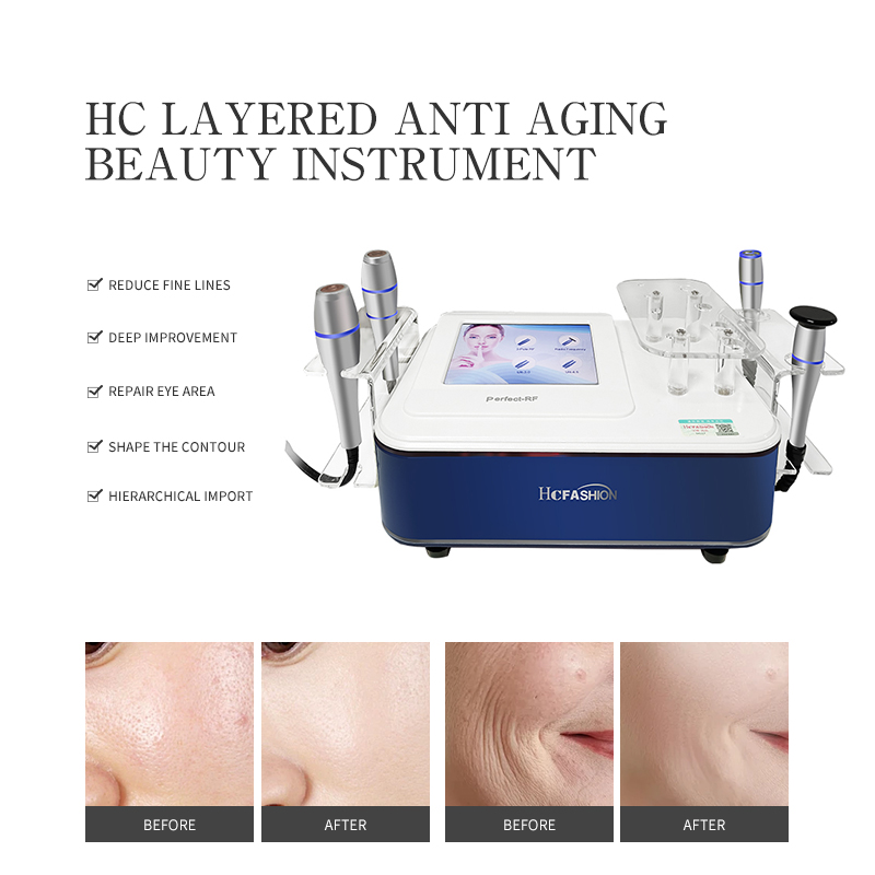 Korean Beauty Facial Lifting &amp; Wrinkle Reducing Device With Frequency V Technology For Face &amp; Eye Area