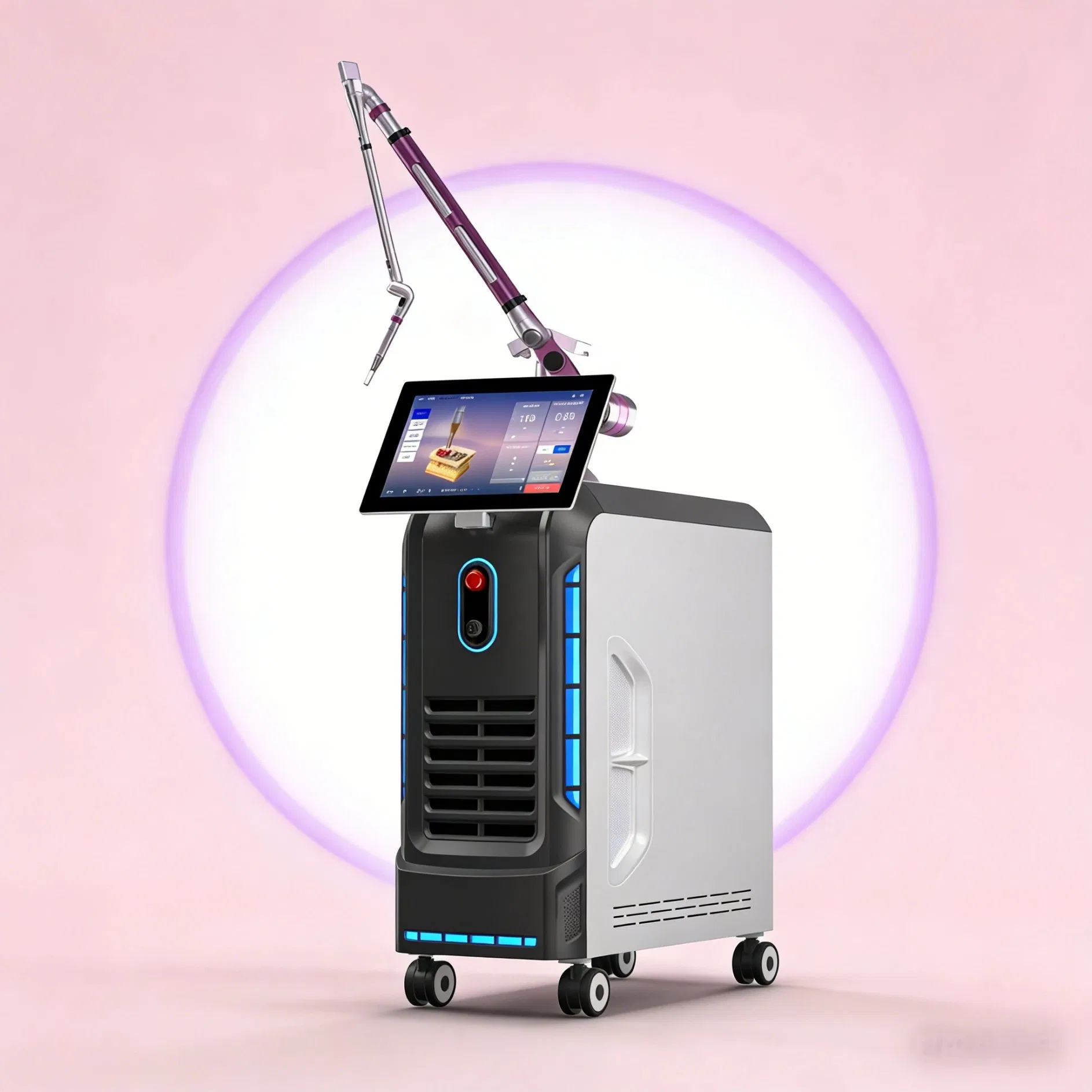 High Energy New Picosecond Laser /ND YAG Laser Machine/1064nm 532nm Pico Laser Treatment of Vascular Skin Problems