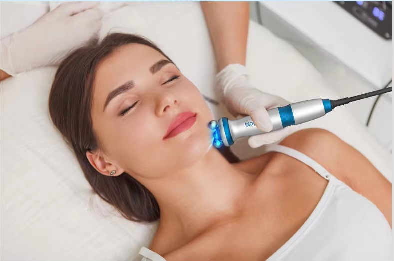 AU-T6 Desktop Microcurrent Face Lift Skin Rejuvenation Bio Pen Device with Deeper Treatment Results