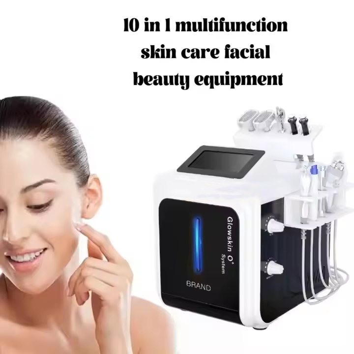 Korean Hydra Dermabrasion Aqua Silk Peel RF Bio Ultrasonic Massage Machine for Skin Care