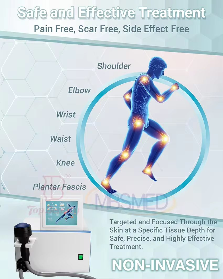 Eswt Shock Wave Machine Focused Therapy ED Erectile Pain Relief Dysfunction Physiothera Device