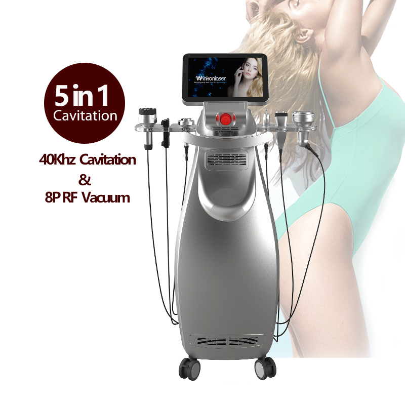 5 in 1 Body Shaping Cavitations Machine 40kHz Slim Fat Cavitations Machine S Shape Body Sculpting Machine