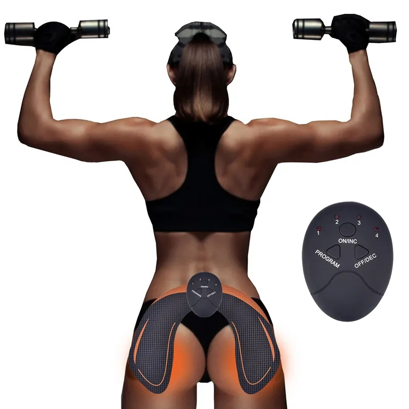 Beauty Women Fitness EMS Butt Lift Enhancement Machine Stimulator Lifting Abdominal Short Set Hip Muscle Trainer