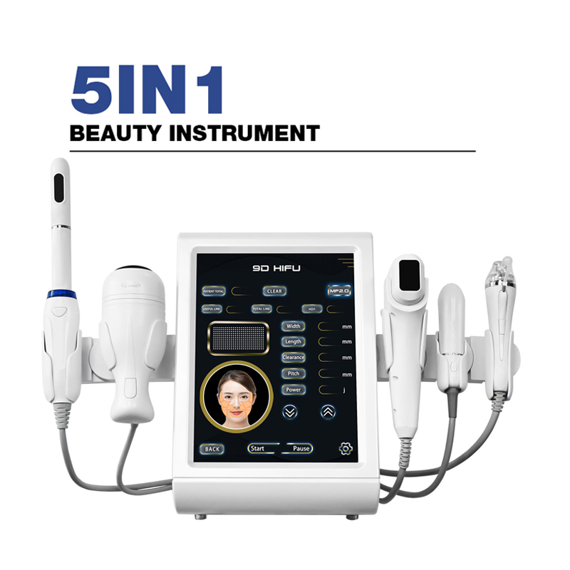 5 in 1 Hifu Corporal Liposonix 7D Hifu 9d High Intensity Focused Ultrasound Ultra Vmax Vaginal Tightening Hifu Machine Face Lifting