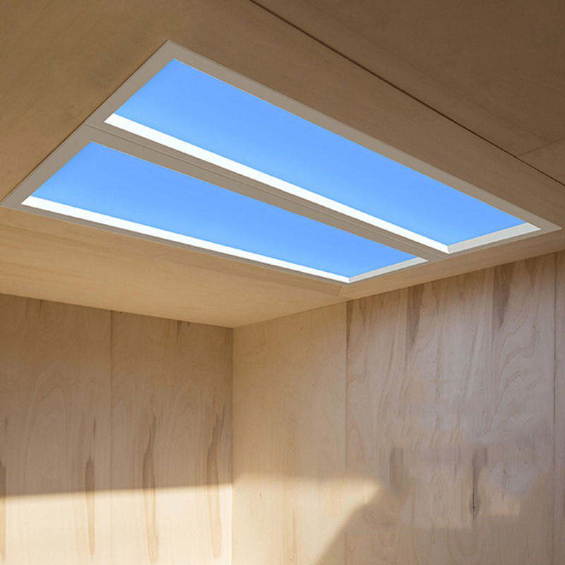 High-Efficiency 50W-200W LED Skylight Ceiling Panel Light with 150lm/W and IP65 Rating