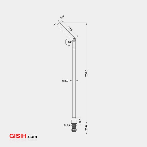 Slim 3W LED Jewelry Display Cabinet Light LC7358b