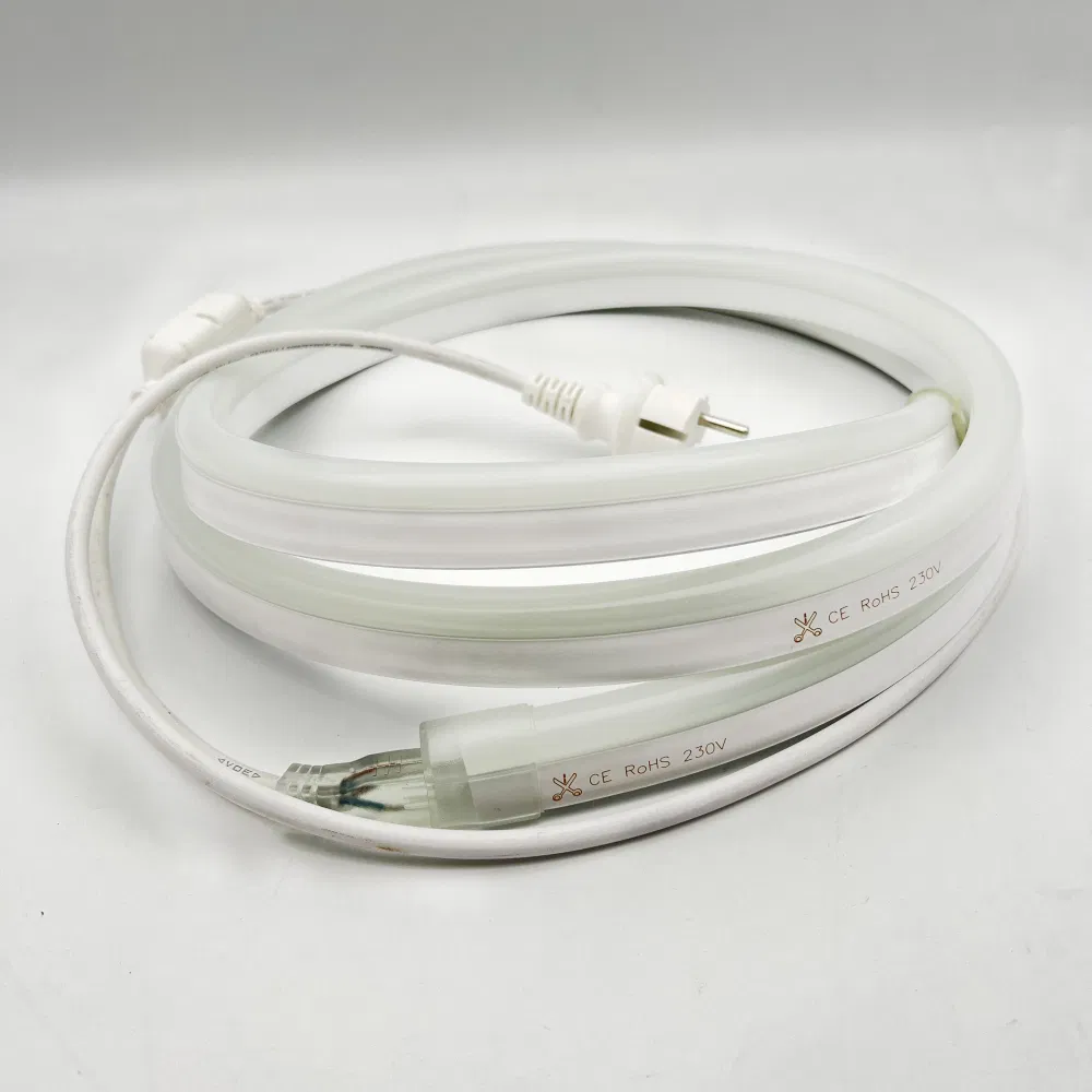 IP65 Holiday Decoration Outdoor Lighting Anti UV RGB Christmas LED Tube Mains AC220V 110V Rope Flex Strip Light Flexible LED Neon Flex